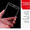5Pcs 35PT Thickness Idol Photo Cards Protector Magnetic Game Card Storage Box  Game Cards Display