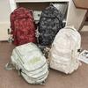 Schoolbag new backpack men's ins trendy cool large-capacity printed bear backpack Korean version of primary and secondary school schoolbag women
