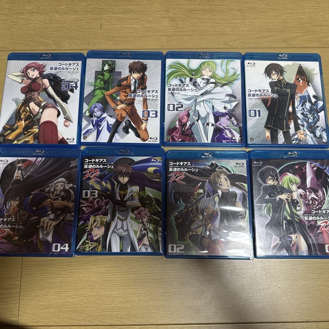 

[USED] Available Code Geass Lelouch of the Rebellion 1234 R2 1234 Blu-ray set