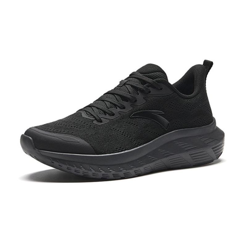 Anta Light Cloud Fabric Low-top Running Shoes Black Men's 112625530R-1