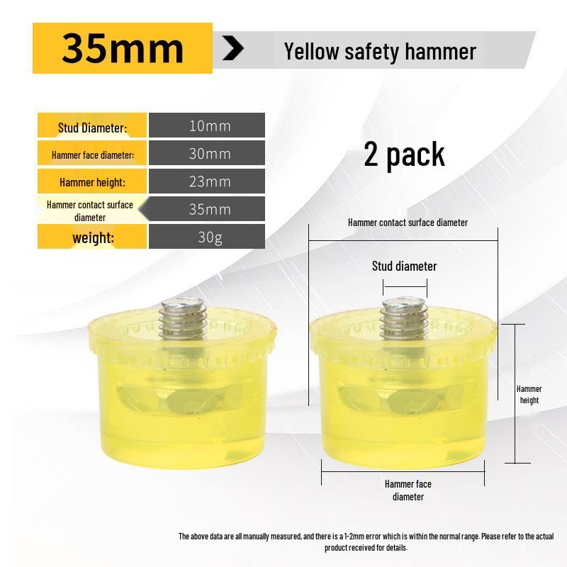Multifunctional Detachable Double-Head Rubber Hammer for Home Installation