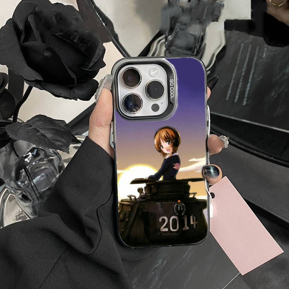 G-GIRLS U-Und P-PANZER Phone Case For IPhone 16 17 15 14 12 13 Pro Max Black Color Shockproof Cover