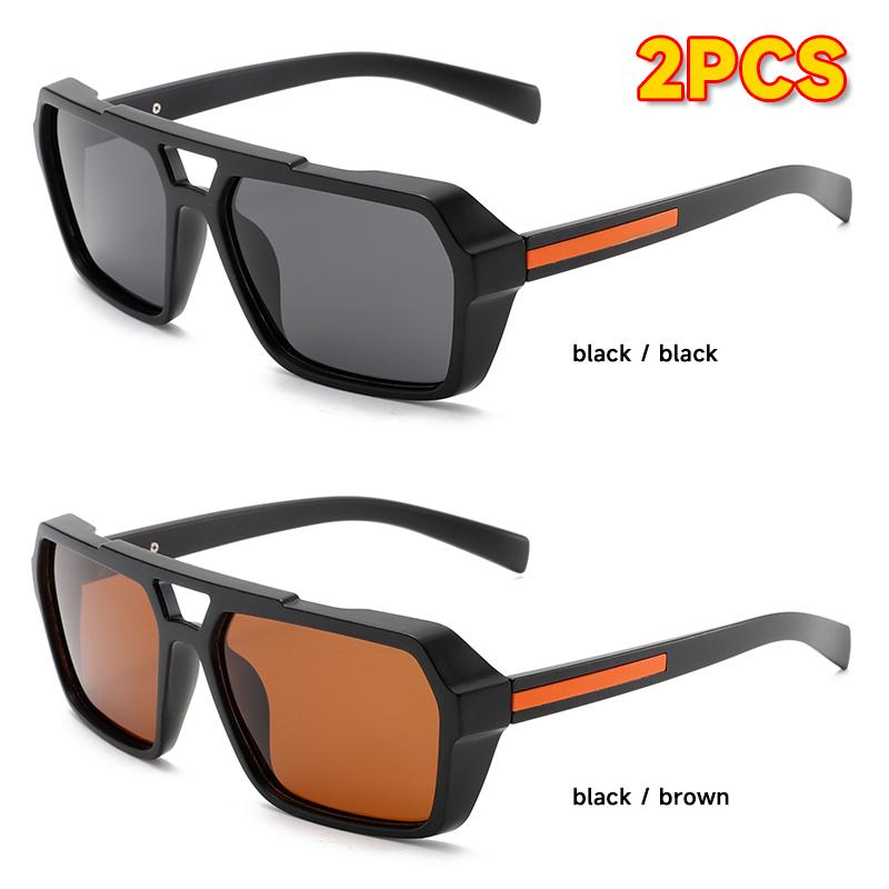 New High Quality Hd Polarized Sunglasses Men Driving Sunglass Men Uv400 Brand Designer Eyewear Mirror Lenses Retro Shades