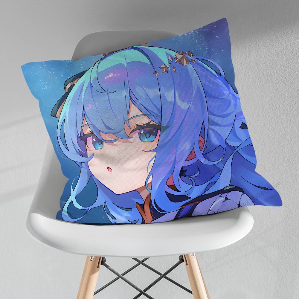 HHoshimachi SSuisei Throw Pillow Case Living Room Sofa Cushion Cover For Home Bedroom Decoration Protector