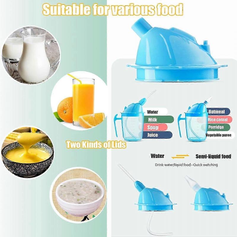 2026 Latest Model Drinking Cup for Adults with Disabilities, Convalescent Spill-Proof Feeding Cup 