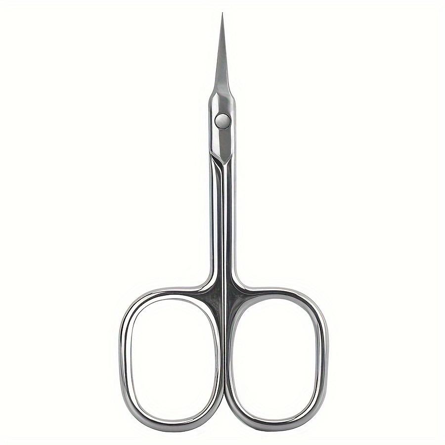 Edelstahl Gebogene Spitze Dünne Klinge Nagelhautschere Nagelknipser Trimmer Manikürewerkzeuge Augenbrauenwerkzeuge Entferner für abgestorbene Haut