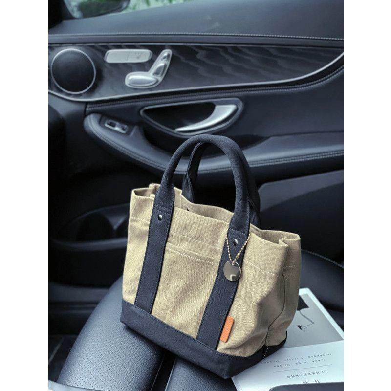 Stylish Japanese Multilayer High-end Canvas Bag For Women 2023 New Japanese School Tote Bag