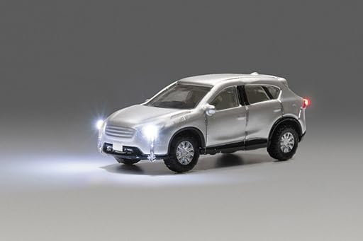 KATO N Gauge Just Plug SUV Car, Silver, 24-680B, Diorama Supplies