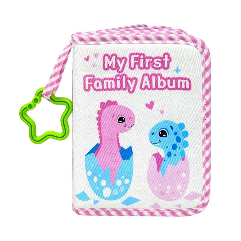 Měkká fotokniha pro miminka Moje první rodinné album Moje první kniha fotografií Album vzpomínek miminka Pojme fotografie 4×6