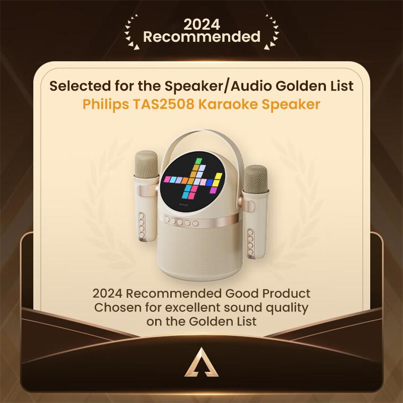 Philips Karaoke Speaker Speaker and Microphone Set TAS2508