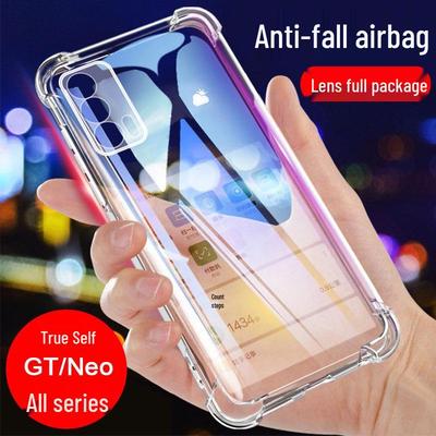 Transparente Airbag-Schutzhülle für realme GT/Neo/2T/3/5/6SE/7Pro