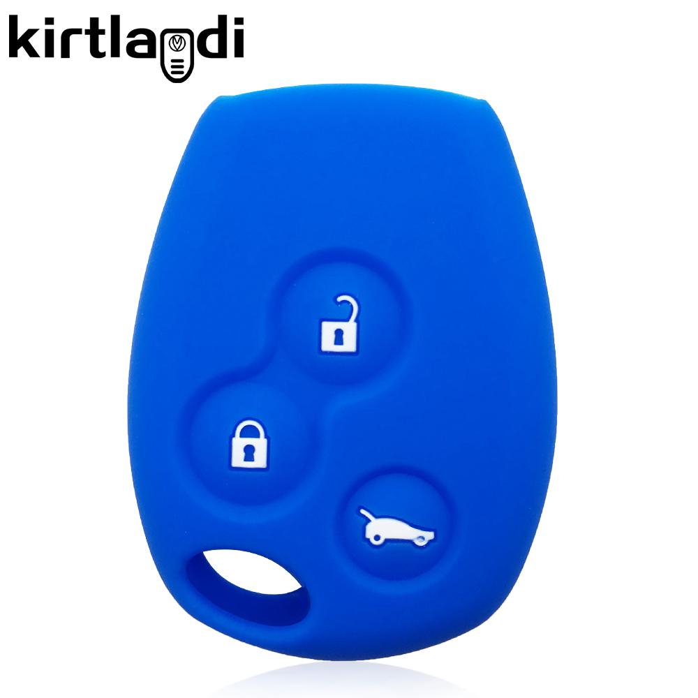 silicone key cover holder key case for Renault Clio 3 Logan 2 Dacia Duster sandero stepway Lada Largus for Nissan Almera terrano