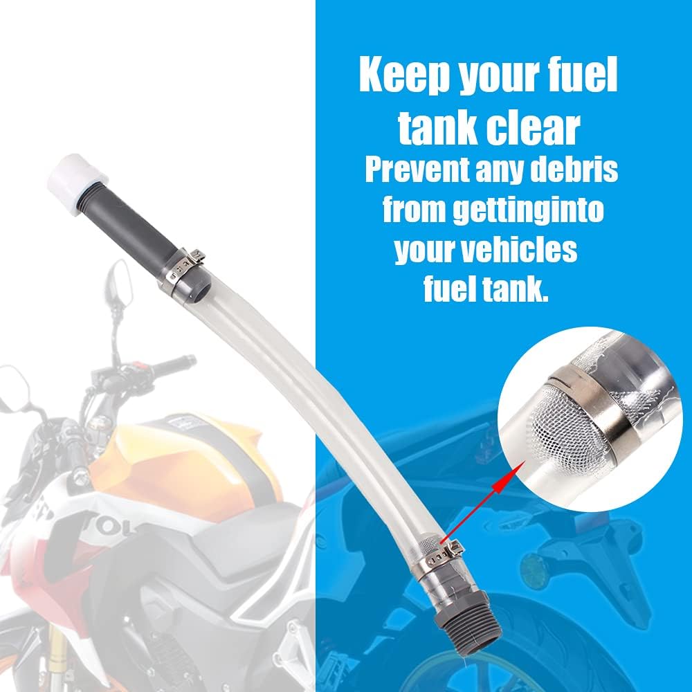 MUGE RACING 5PCS Flexible Racing Fuels Filler Hose for Racing Fuel,Jegs Jugs, LC2 Jugs, Scribner Fuel Jugs