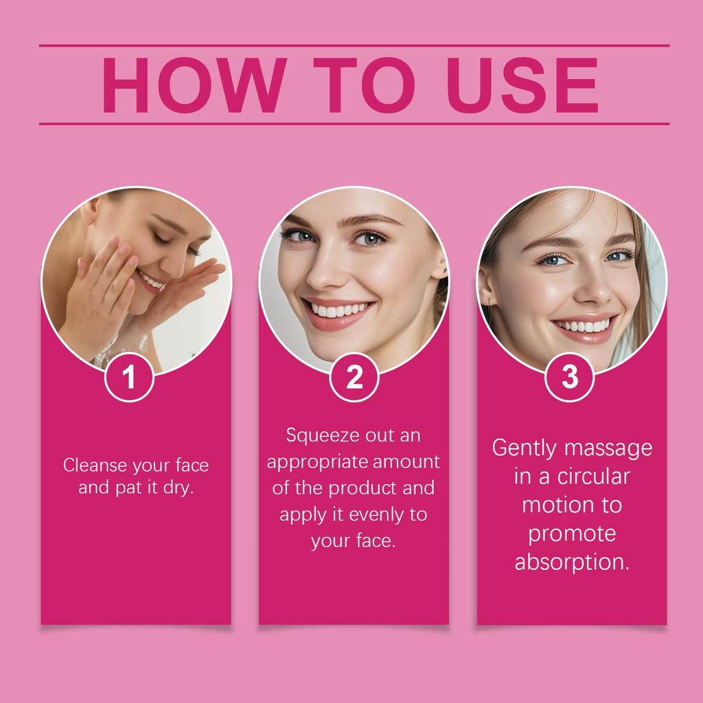 Moisturizing and Brightening Cream Deeply Hydrates, Moisturizes, Brightens, Smooth Daily Skincare, Facial Cream
