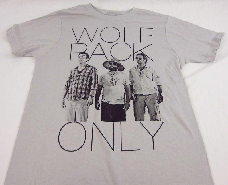 Mens NEW The Hangover Wolfpack Only Logo Short Sleeve T-Shirt Size S M L XL Unisex T-Shirt S