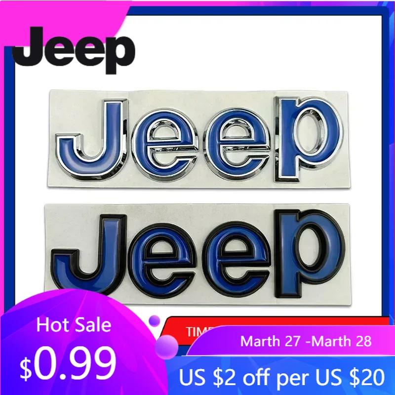 For Jeep For JEEP Wrangler Grand Cherokee Compass Renegade Patriot Rubicon Liberty JK XJ Metal Car Styling Hood Trunk Badge M