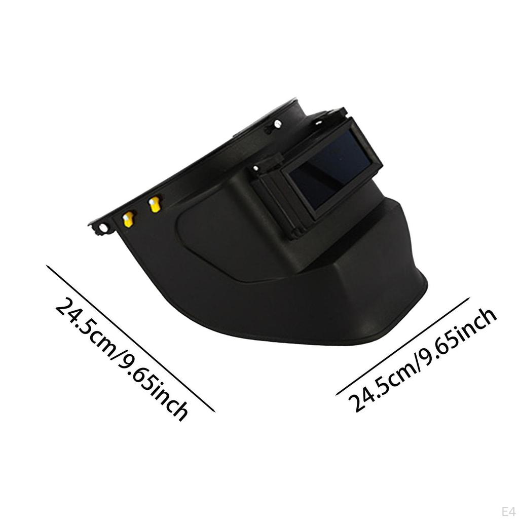 Flip Front Welding Face Auto Darkening and Clear Lens Full Protection for Forestry, Gardening,