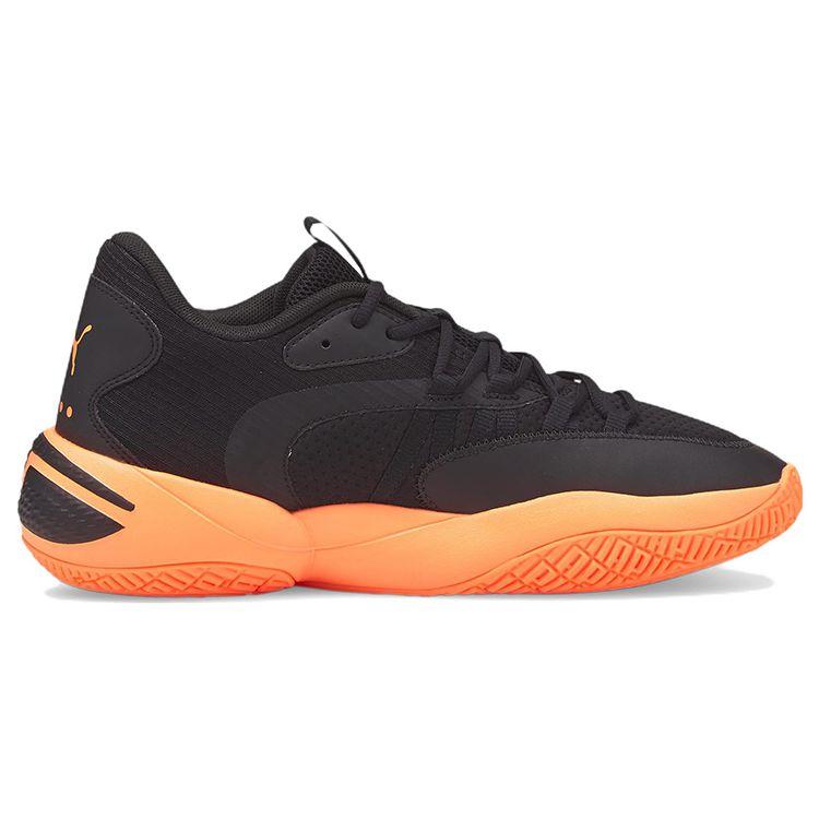 Puma Court Rider 2.0 Black Neon Citrus Unisex Sneakers 376646-01