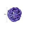Puntos Chew Sound Toy Pet Cats Kitten Bell Rattan Ball Cage Playing Interactive Bite