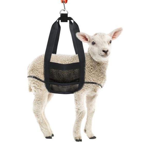Weighing Sling Calf Hanging Weight Scale Sling with Adjustable Straps Livestock Weighing Belt for Calves Lambs Goats Alpacas