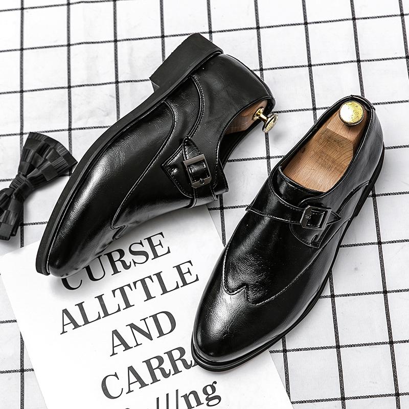 Designer Fashion Men's Dress Wedding Office Leather Red Black Business Formal Driving Loafers Shoes for Men with Free Shipping