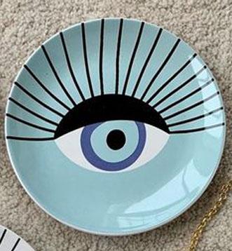 Handmade Devil Eye Plates Wall Plate