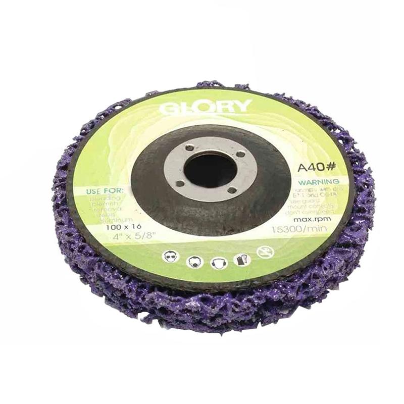 Poly Strip Disc Abrasive Wheel Paint Rust Remover Clean Grinding Wheels For Motorcycles Durable Angle Grinder Car 100/115/125mm