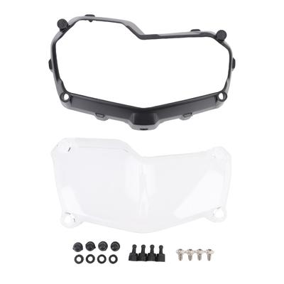 Motorcycle Headlight Grille Guard Cover Transparent Acrylic Front Headlight Protector Replacement for F750GS F850GS