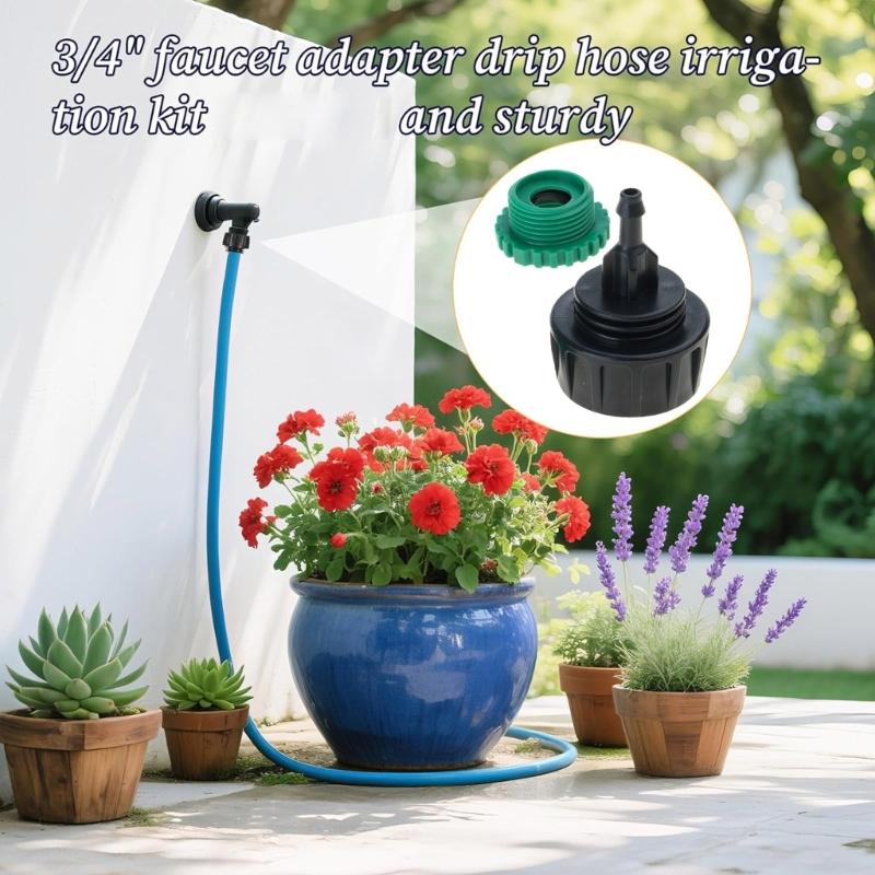 4Pcs Heavy Type Barbed Hose Adapters Plastic Irrigation Connectors For Garden Tubing Secure Leakproof Connection