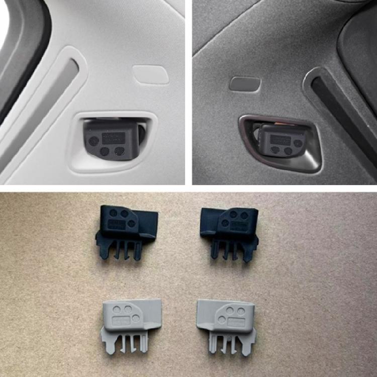 Plastic Rail Clip for Cargo Cover Track Support, Press In Trunk Cover Guide Part 8W9868953 8W9868954 for Service and Repair Tasks Use