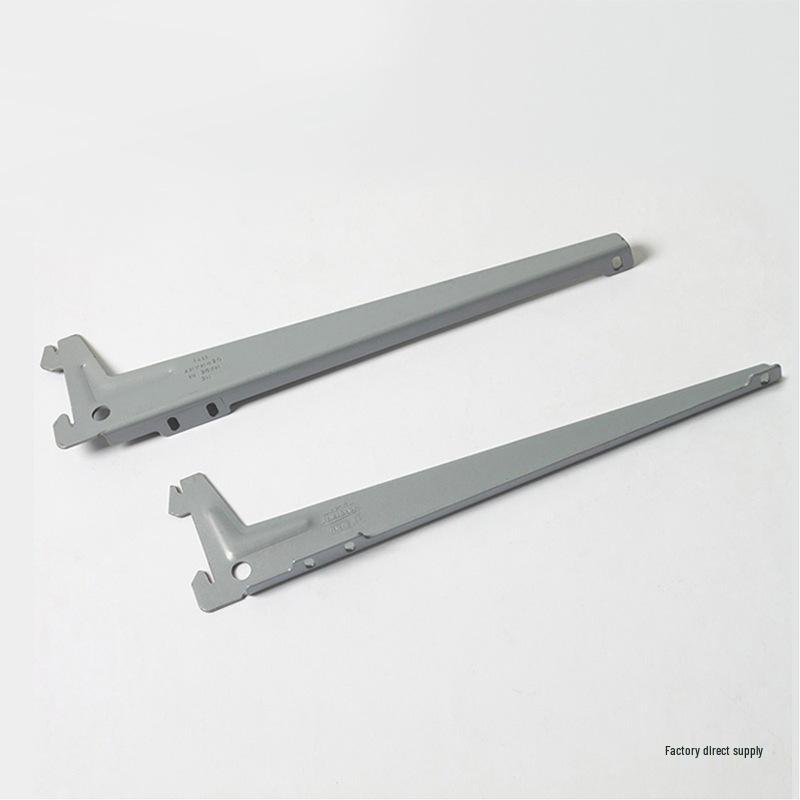 Adjustable Wall-Mount Shelf Bracket for Wooden Boards