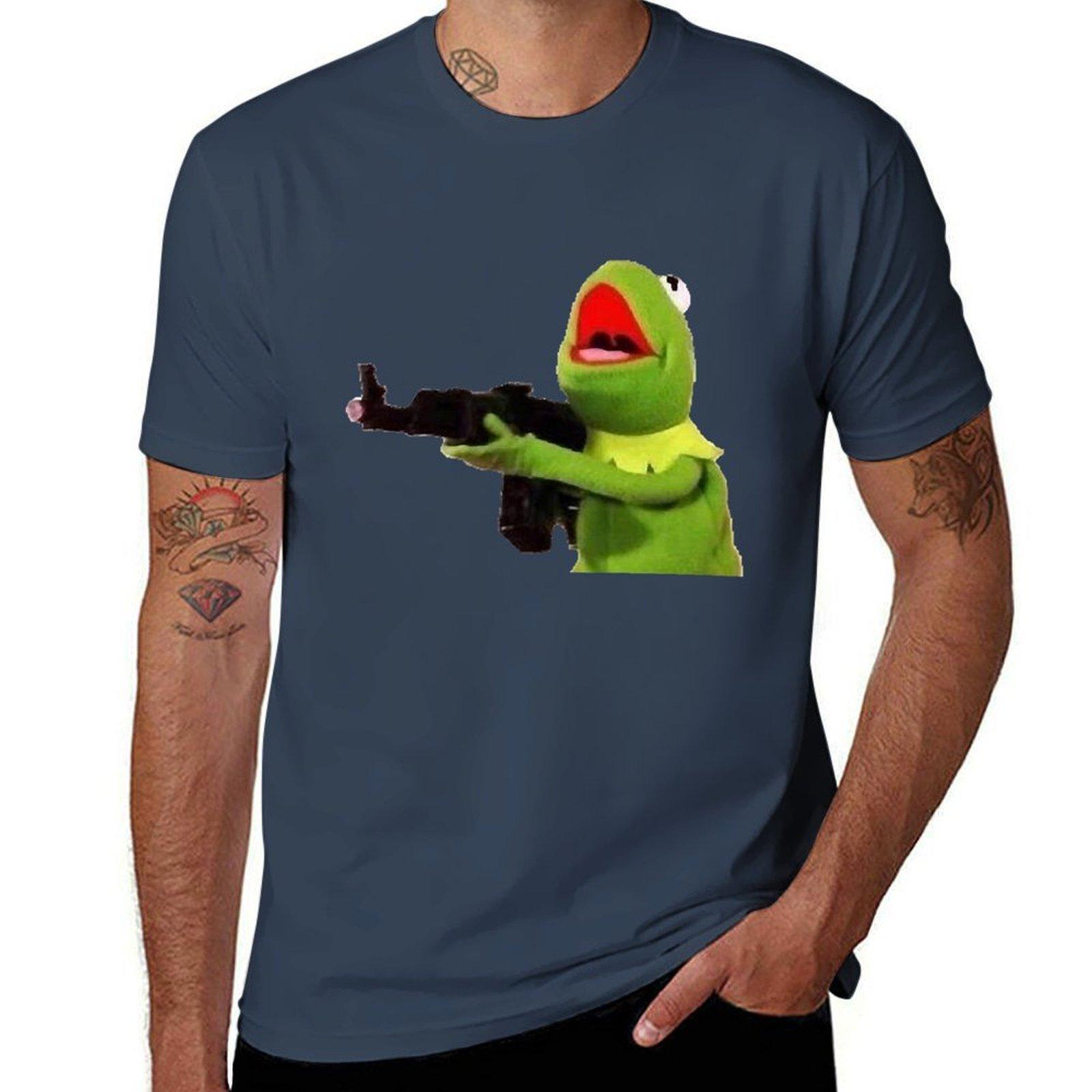 Kermit Tshirt Large Size Breathable Tee S