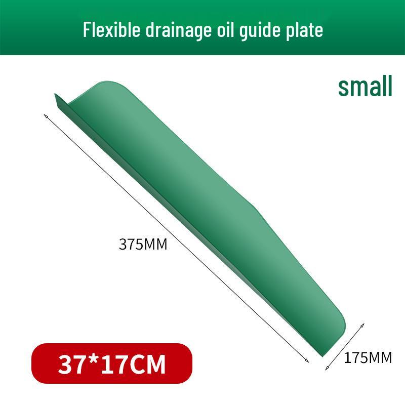 Flexible Foldable Oil Drainage Funnel Tool Oil Guide Tool - Red PVC