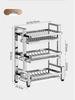 2026 Multi-functional Stainless Steel Dish Drying Rack for Countertop Storage of Bowls, Plates, and Chopsticks