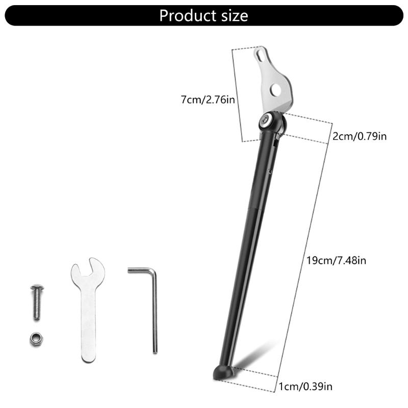 Height Adjustable Bike Stand Children Bicycles Kickstand Road Bike Kickstand Outdoor Cycling Accessory