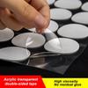 50-100Pcs Double Sided Sticky Dots Tape No Trace Tape Self Adhesive Dots Stickers for Poster Festival Wall Hanging Decor 10-30MMPinstriping Tape 3