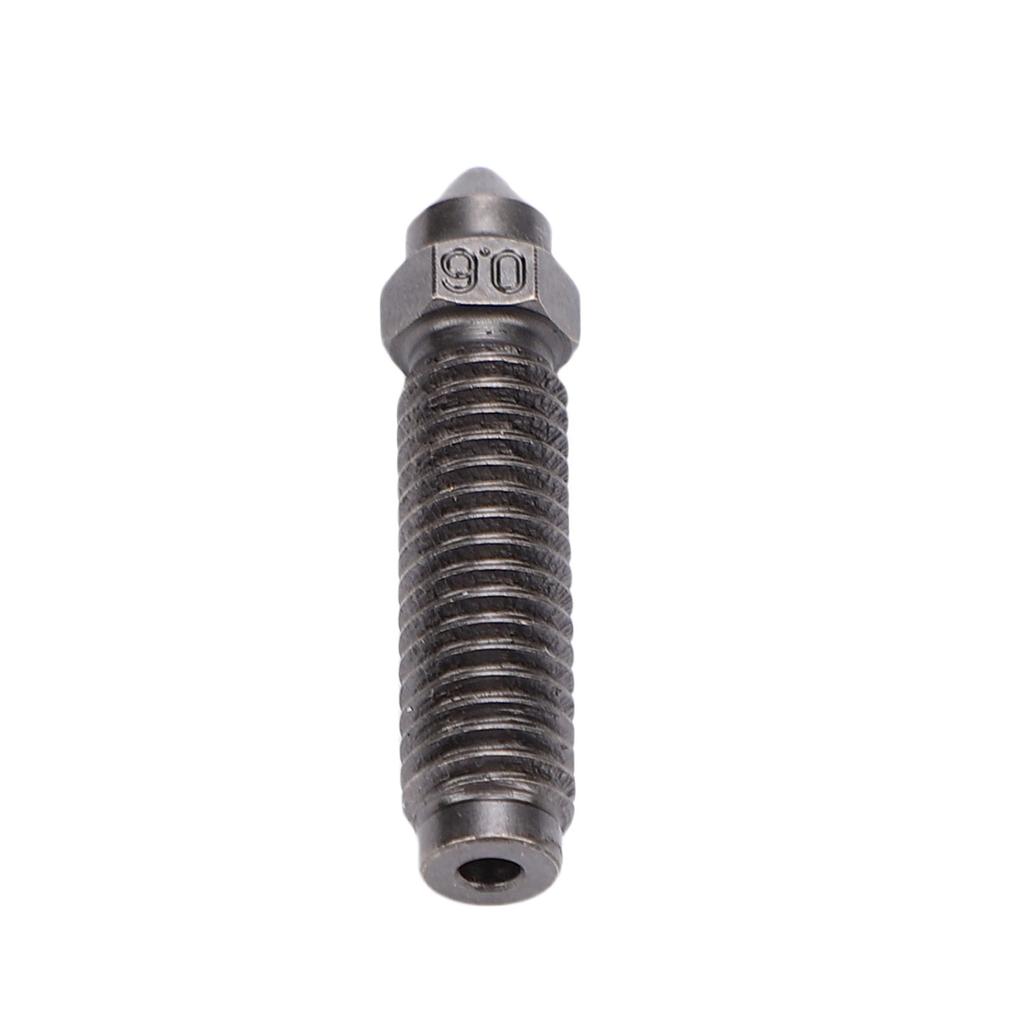 2 Pcs 0.6mm 3D Printer Nozzle Replacement for Elegoo Centauri Carbon 3D Printer M6x25mm Hardened Steel Extruder Nozzle