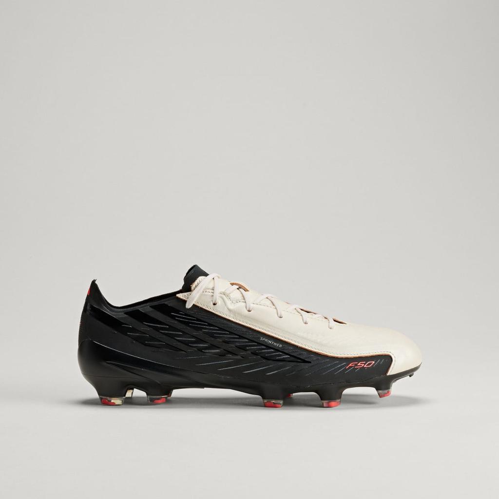 adidas F50 HYPERFAST ELITE Firm Ground Boots KK4192 Unisex Performance Sports Shoes Zero Metalic / Core Black / Solar Orange