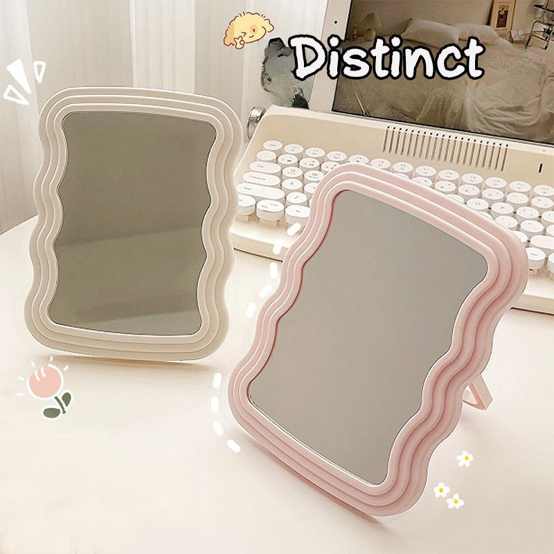 Irregular Decorative Mirror Wave Shape Makeup Mirror Bedroom Dormitory Cosmetic Aesthetic Mirrors Espejos Decorativos