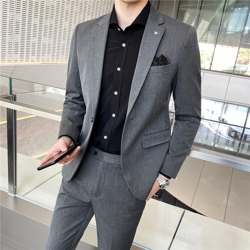 

Костюм Чоловічий Костюм-двійка Slim Fit Діловий чоловічий професійний урочистий одяг XXXXXL