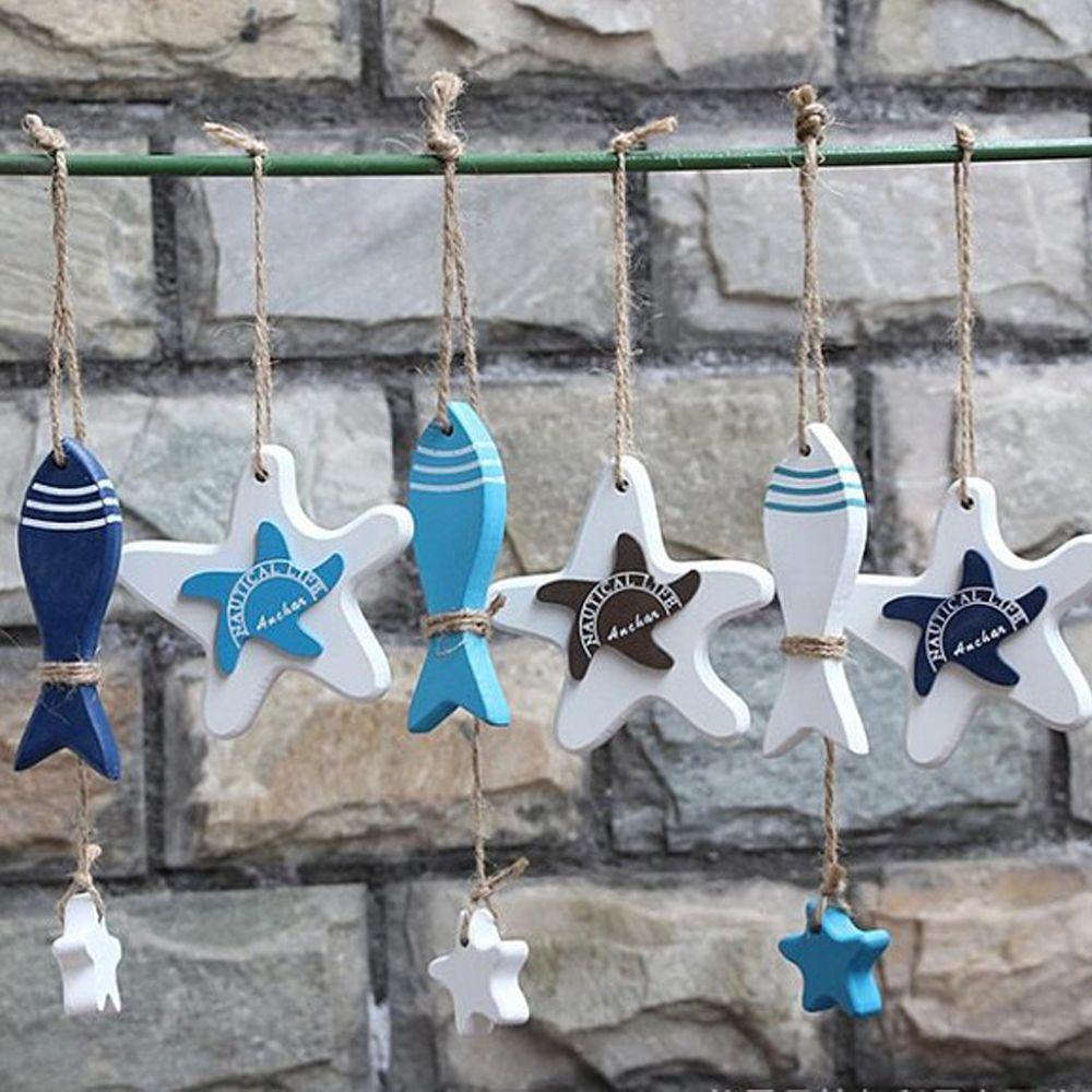 Starfish Small Adorn Marine Pendant Fish Nautical Decor Crafts Pendant Fish Skewer Starfish String