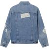 Levis SS25 Patchwork Design Distressed Denim Jacket Men Jackets Denim-Blue 72334-0729