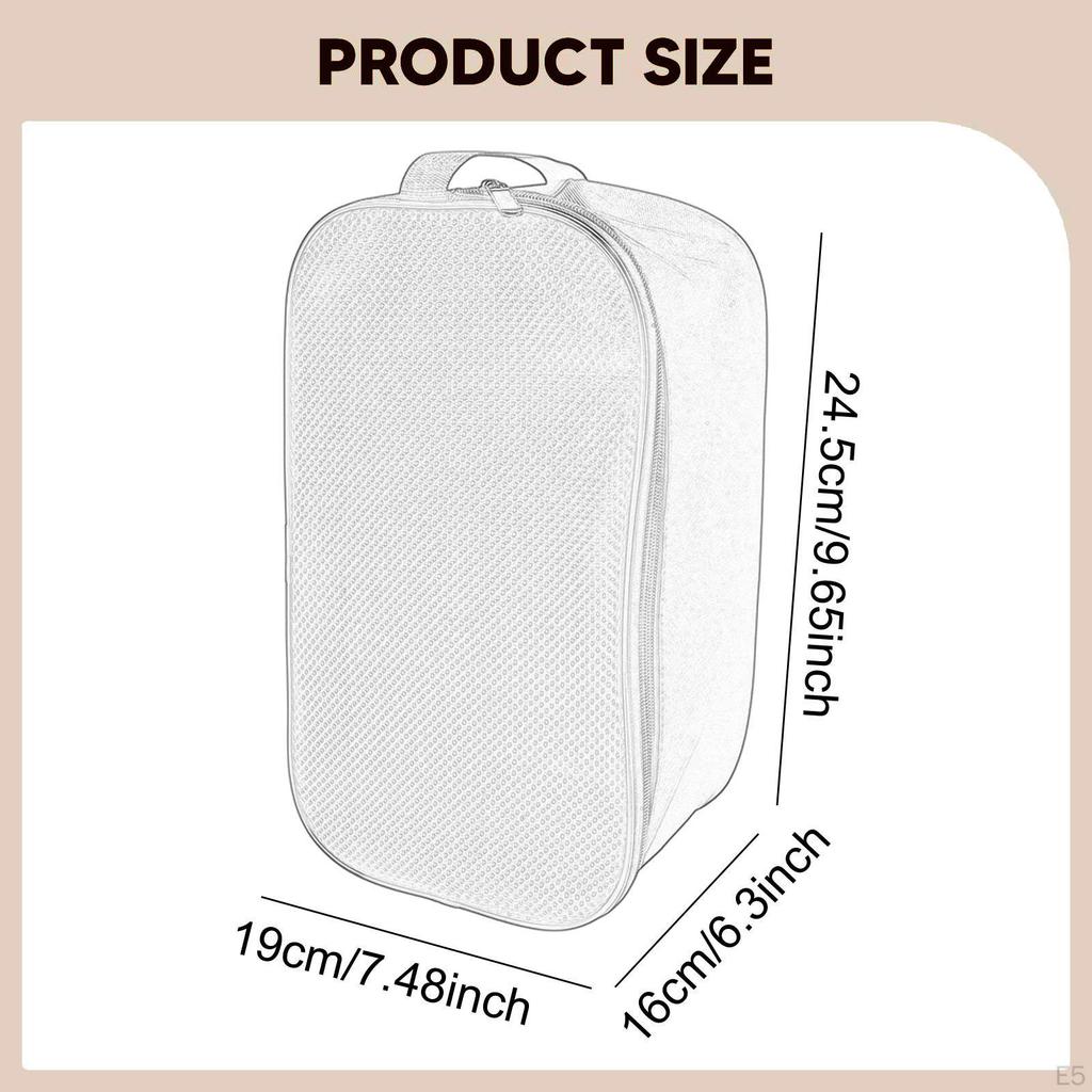 Soccer Shoe Bag for Travel Washable Carrier Cleats Shoes Organizer Fitness Outdoor