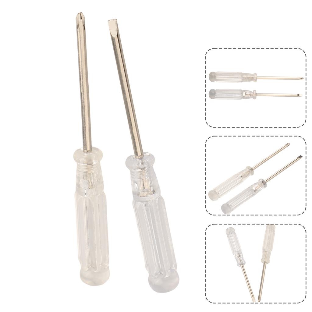 Dual Pack of Miniature Screwdrivers Size 3 74Inch Perfectly Compact
