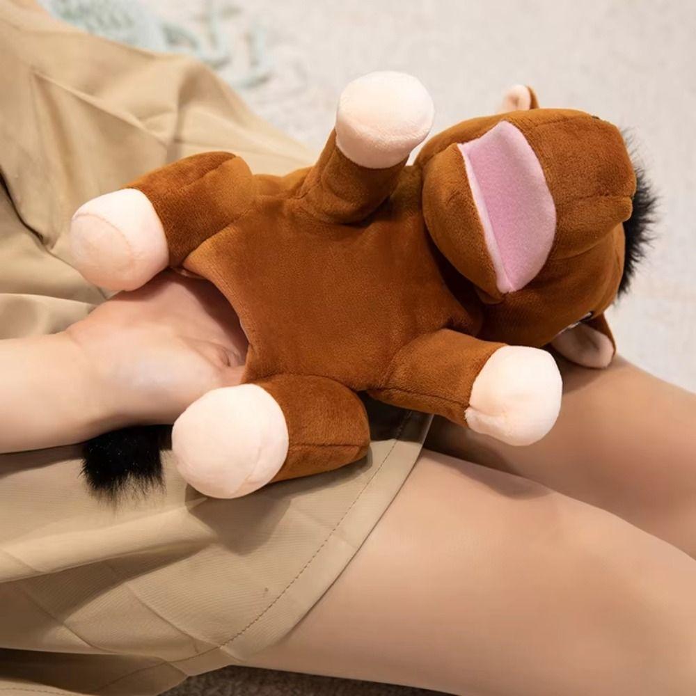 Horse Animal Little Horse Puppet Simulation Soft Stuffed Plush Horse Toys Early Education Storytelling Hand Finger Story Puppet