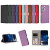 Magnetic Flip Cover Leather Case For Samsung Galaxy A72 A52 A52S A42 A32 A22 A12 A02 Solid Color Wallet Photo Frame Bags Funda