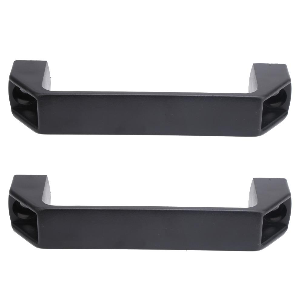 2 pcs 150mm / 120mm Hole Centers Plastic Pull Handle / Grab Handle Nylon Black Nylon Industrial Handle Grip