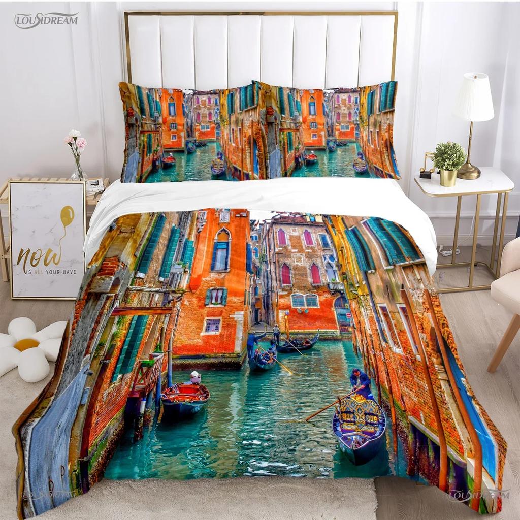 Van Gogh Kunst Niedlich Kawaii Bequemer Bettbezug Steppdecke Kissenbezug Bettwäscheset Kinder Schlafzimmer Dekoration Heimtextil