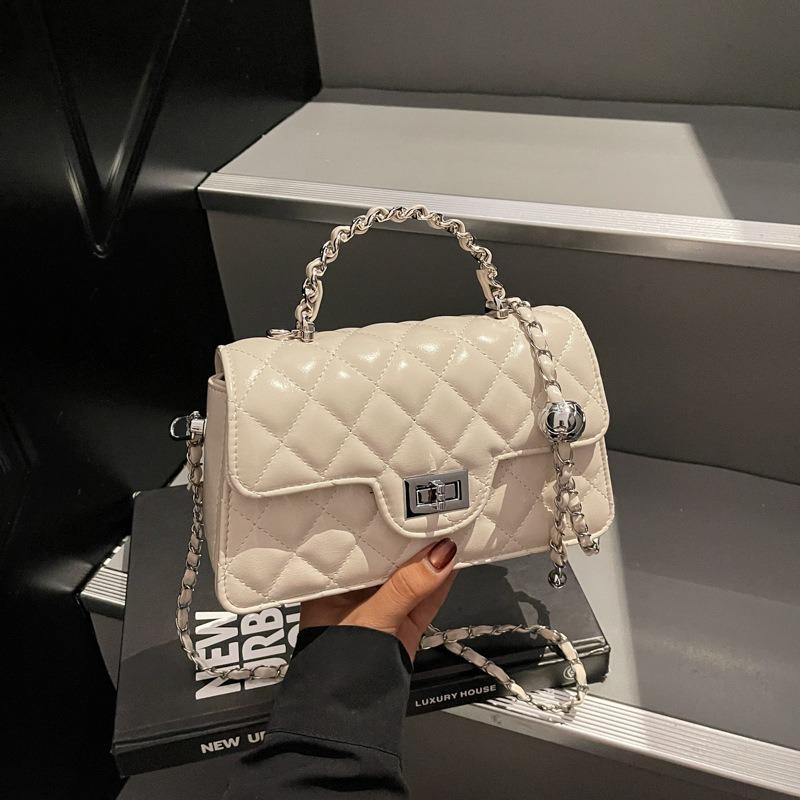 Rhombus Chain Bag Women's Shoulder Messenger Bag Summer New Niche Design Handbag
