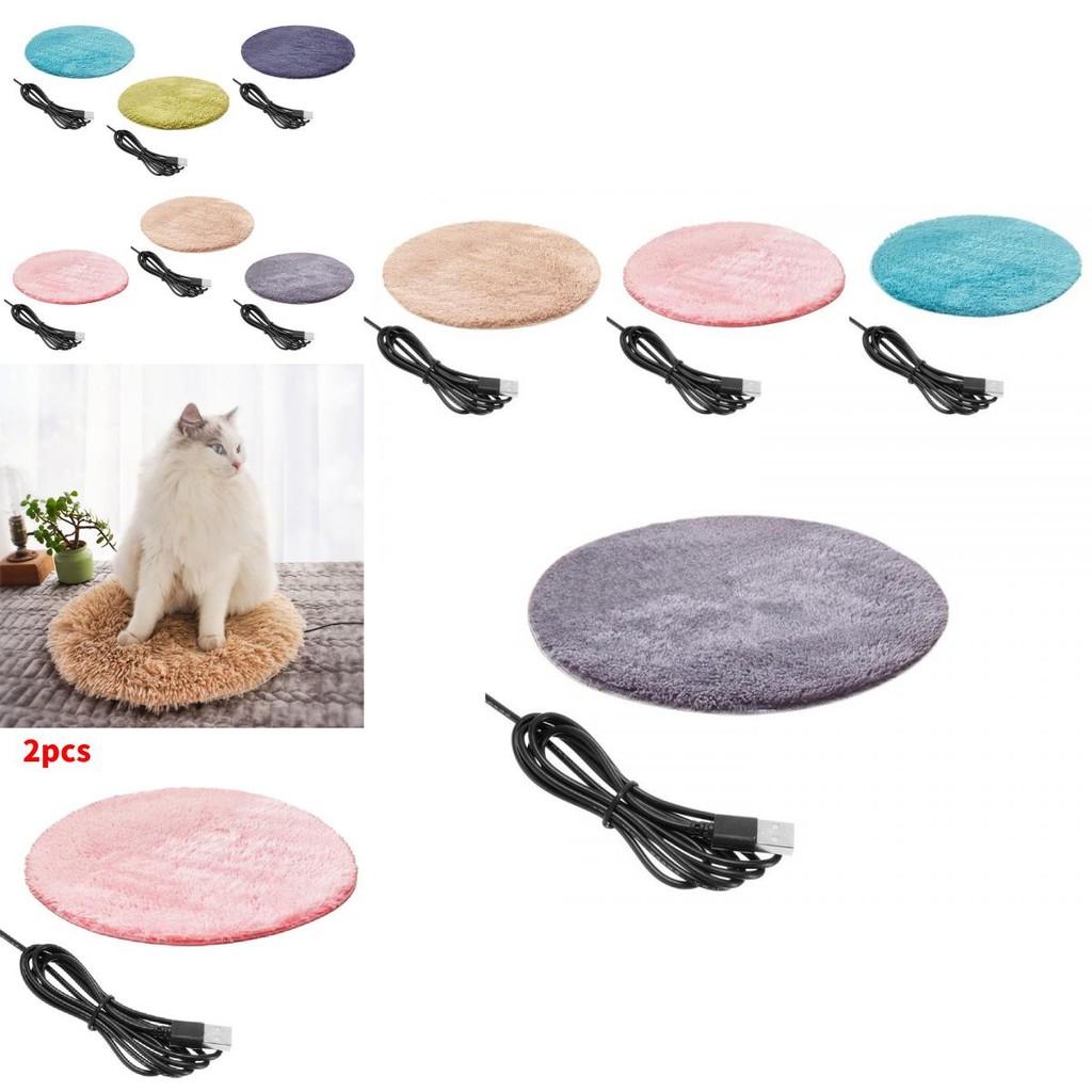 Premium Waterproof Pet Heating Pad Soft Fleece Fabric Usb Powered Safe Heating For Small Dogs And Cats